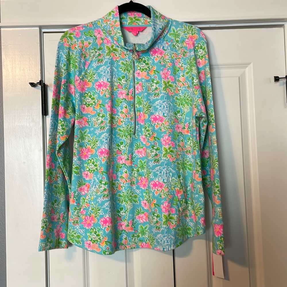 Disney LillyPulitzer 1/4 zip pullover